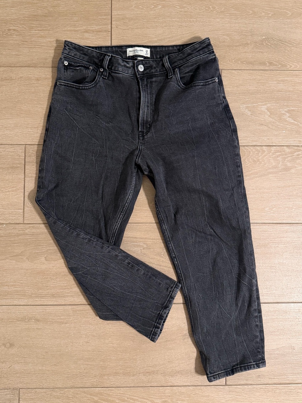 Abercrombie & Fitch-The Mom High Rise Jean-size 8 XS-Curve Love